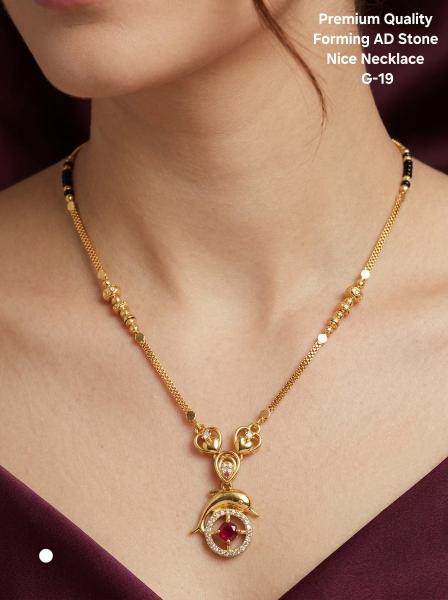 Premium quality forming AD stone Nice Necklace G 19 Fashion jewelry wholesale Gujarat